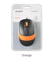 A4 Tech Fm10 Usb Fstyler Turuncu Optik 1600 Dpı Mouse (Karışık)