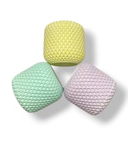 3 Renkli Baklava Desenli Set