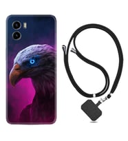 Vivo Y15S Y32 Y33S Y51 Y53S Kılıf Boyun Askılı Silikon Kartal 1622
