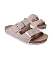 Kindep Fly Soft Çift Toka S902 Uniseks Terlik BEJ