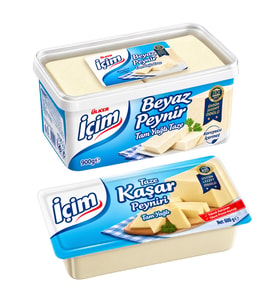 İçim Beyaz Peynir 900 gr ve Taze Kaşar 600 gr 2 li Set