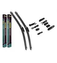 Niken Yeni Seri Volkswagen Touran Silecek Takımı (May.2010-May.2015) Muz Tip Silecek Aparatlı (Siyah)