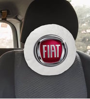 BK Gift Fiat Tasarımlı Yuvarlak Araç Koltuk Yastığı-1