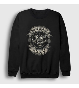 Presmono Unisex Siyah XXXV Motörhead Sweatshirt 69557tt