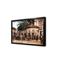 Eski İstanbul Çerçeveli Cam Tablo