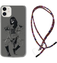 Apple iPhone 11 12 13 Mini Kılıf Boyun Asklı Rasta Silikon Purest Evil 1627