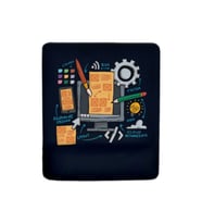 Work Oval Bilek Destekli Mouse Pad