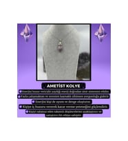 Nelleovana HAM AMETİST KOLYE
