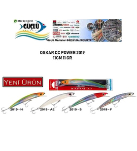 MAKET BALIK OSKAR CC POWER 2019 SERİ 11 CM 11 GR RENK:2019S