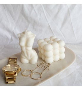 Soya Wax 2'li Kadın Vücudu ve Bubble Set Mum