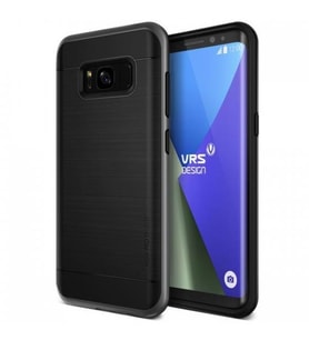 VRS Design Galaxy S8 Plus ile Uyumlu High Pro Shield Kılıf Dark Silver