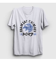 Presmono Unisex Beyaz Borz Khamzat Chimaev Mma Ufc T-Shirt 426998tt (Beyaz)