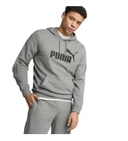 Puma Ess No. 1 Logo Erkek Sweatshirt Gri 68257203
