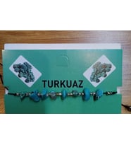 Doğal Taş Ayarlanabilir Turkuaz Taşı Bileklik