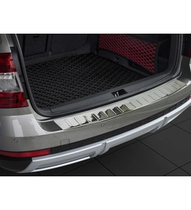 Skoda Octavia Uyumlu A7 Sedan Krom Arka Tampon Eşiği 2013 Üzeri