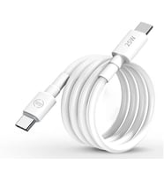 Type C To Type C Kablosu 2 Metre Uzun Pd Çift Taraflı Usb C Hızlı Data Kablosu Beyaz