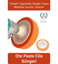#PastaCila Oto Pasta Cila Süngeri Yüksek Yoğunluk Boya Parlatma Pedi Derin Temizlik Araç Boya Bakım