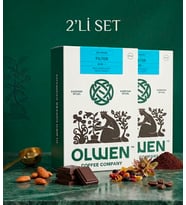 Olwen Coffee Öğütülmüş ve Demlemeye Hazır Filtre Kahve - 250 gr 2'li Set Base 1 ( Fındık, Sütlü Çiko lata, Meyvemsi )
