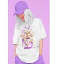 Wanted Gear 5 Monkey D. Luffy Baskılı Unisex Oversize Anime Dizi Karakter Tişört