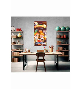 Kütüphane Haftası Fotoğraf Panosu Branda 100x200