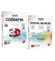 3D YAYINLARI TYT ÇOĞRAFYA SORU BANKASI - TYT SOSYAL BİLİMLER SİMÜLASYON DENEME