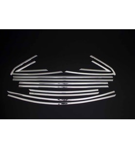 FORD FOCUS 3 SEDAN UYUMLU CAM ÇITASI 12 PARÇA 2010-2018 PASLANMAZ KROM