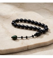 BlackCraft Oltu Taşı Kızılcık Tespih