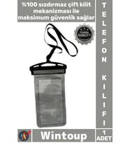 #TelefonKılıfı Şeffaf Dokunmatik Panel Sızdırmaz Kilitli Darbe Emici Şık Su Geçirmez Telefon Kılıfı