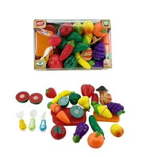 Urt007-Kutu-3 41 Pcs Kesi̇lebi̇len Meyve Sebze Manav