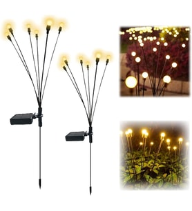 MİGHTY 2 Lİ PAKET 8 TOP YILBAŞI LED GÜNEŞ ENERJİLİ BAHÇE AYDINLATMA SOLAR BAHÇE SÜSÜ