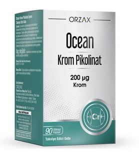Orzax Ocean Krom Pikolinat 200mcg 90 Kapsül