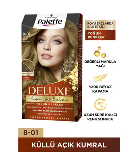 Palette Deluxe Saç Boyası 8-01 Küllü Açık Kumral