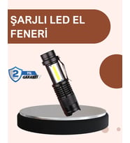 Alüminyum Gövdeli 2000 Lümen Güçlü LED El Feneri