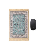 Bursa İpek Mint Dekoratif Küçük Halı Mousepad