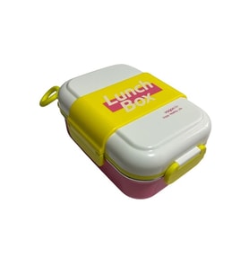 VAGONLİFE PASLANMAZ ÇELİK YEMEK KABI 2 KATLI BÖLMELİ 500 ML - LUNCH BOX VGN6746 - PEMBE