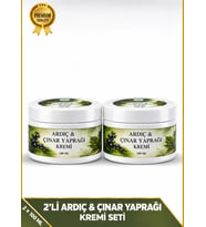 ÇareBurada Ardıç ve Çınar Yaprağı Kremi 2'li Set 2 x 100 ml - Mentol ve Limon Yağı İçeren Cilt Bakım