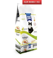 Paw Paw Kısırlaştırılmış Somonlu Kedi Maması 1 Kg AÇIK