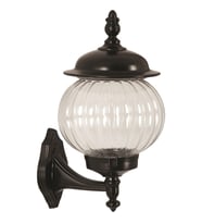 AVONNI BAP-68187-M4 Siyah Boyalı Dış Mekan Aydınlatma E27 ABS Akrilik Cam 26x23cm