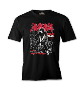 Nana Osaki Guitar Siyah Erkek Tshirt