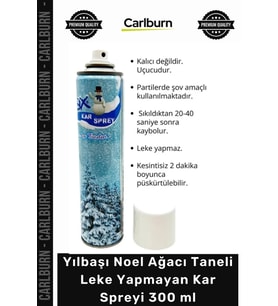 #KarSpreyi Parti Kutlama Sahne Gösterisi Leke Yapmayan Uçucu Eğlence Kar Taneli Spreyi 300 ml