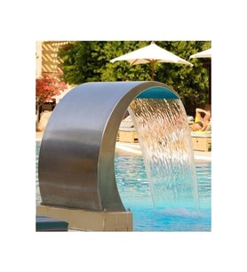 DEKOR HAVUZ 500x1000 mm LÜKS TİPİ PASLANMAZ HAVUZ ŞELALE AISI 316 KALİTE