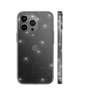 Apple iPhone 13 Pro Max Kılıf Zore Vixy Simli Kılıf Siyah