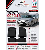 TOYOTA COROLLA 2012 - 2018 Araca Özel Kauçuk 3D Profesyonel Oto Paspası