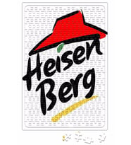 Heisenberg Breaking Bad Logo Pizza Puzzle 240 Parça Yapboz