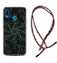 Huawei P20 Lite Mate 10 20 Lite Pro P40 Lite KılıfBoyun Asklı Rasta Silikon Sarmaşıklar 1675