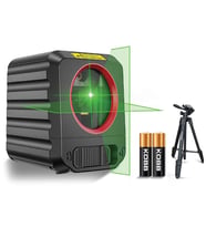 KOBB KBL90GTP 30 Metre Profesyonel Yatay ve Dikey Otomatik Hizalamalı Yeşil Çapraz Çizgi Lazer Distomat + Tripod