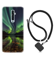 Oppo Reno 2Z 4 Lite 4 Pro 5 6 7 A31 Kılıf Boyun Askılı Silikon Kuzey Işıkları 1327
