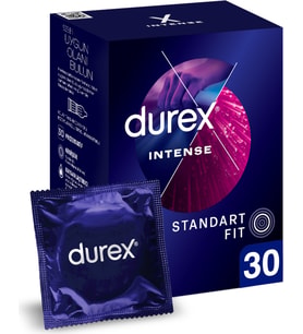 Durex Intense 30'Lı Jelli Ve Tırtıklı Prezervatif