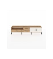 Arges TV Ünitesi 2 Raflı 3 Çekmeceli 2 Kapaklı 220x30x51 Çam-Aytaşı/Çam