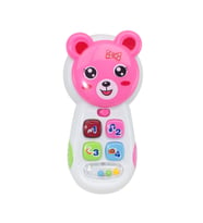 Cep Telefon Sevimli Telefon Işıklı Sesli Pembe